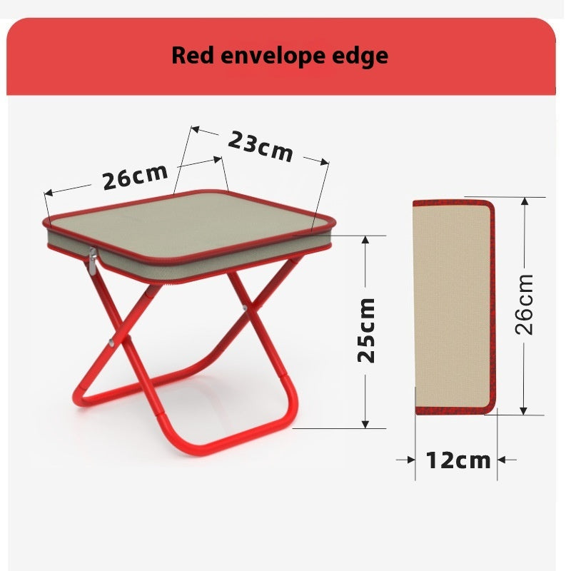 Camping Portable Pencil Bag Folding Stool