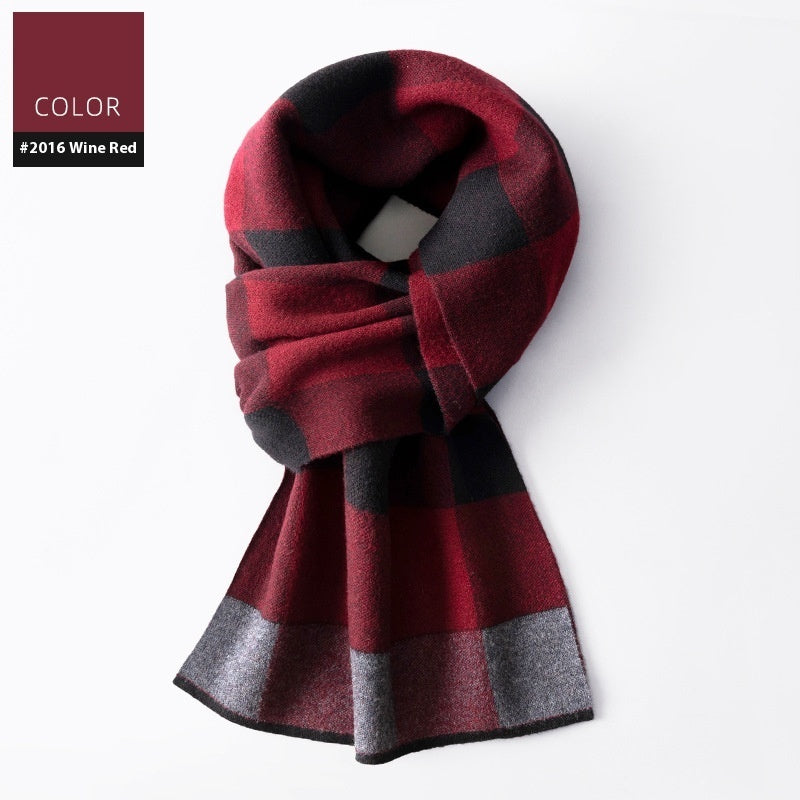 Wool Scarf Men&