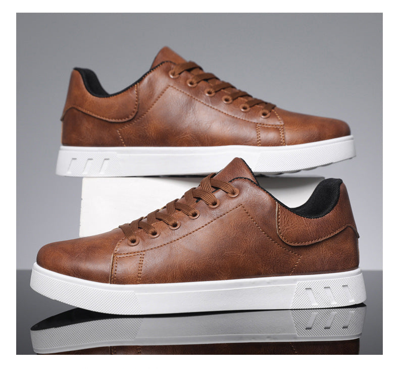 Lace-up Flat Shoes Men&