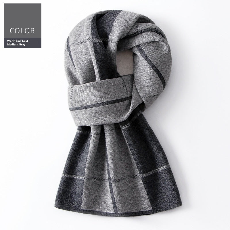 Wool Scarf Men&