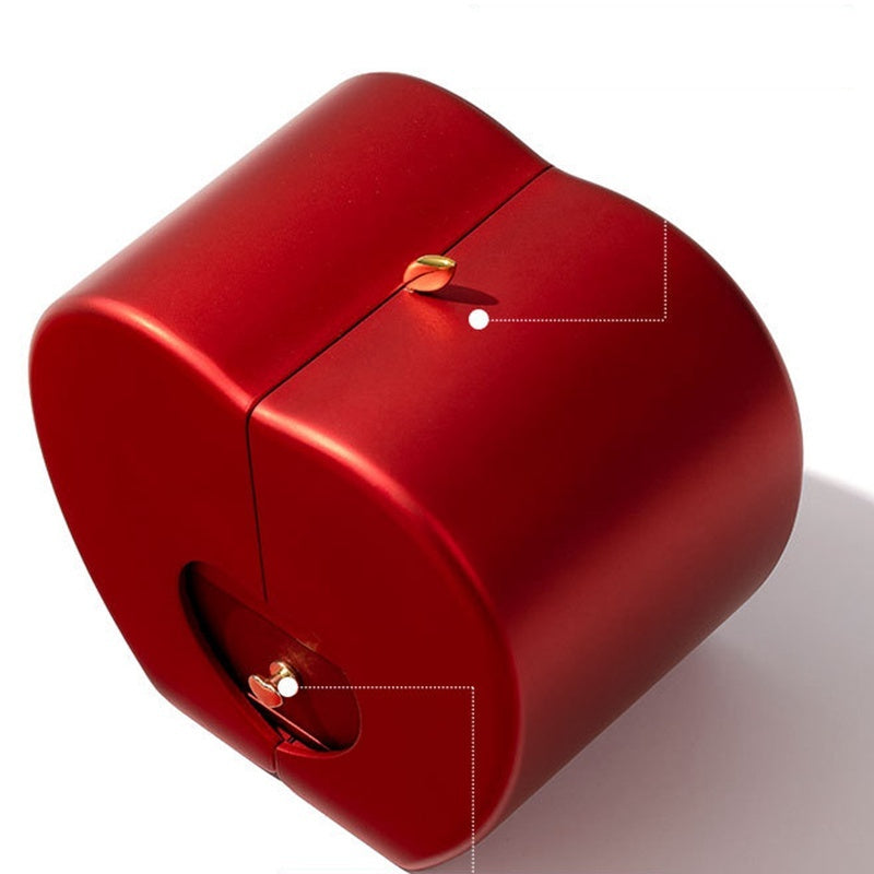 Fashion Jewelry Box Red Apple Christmas Gift Necklace Eternal Rose For Girl Mother&