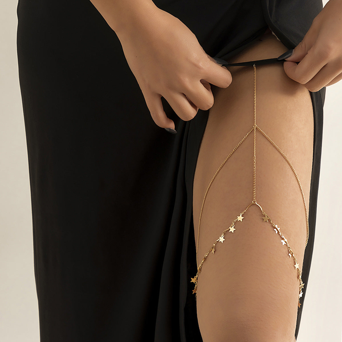 Leisure Beach Pearl Leg Ring Body Chain