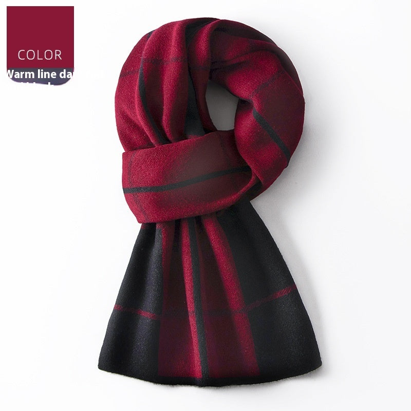Wool Scarf Men&