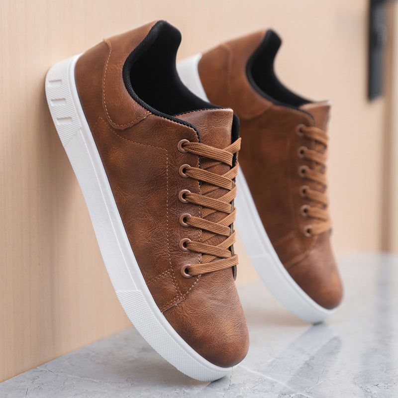 Lace-up Flat Shoes Men&