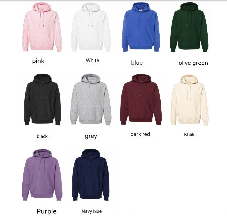 Colorful Embroidered Hoodies For Couples And Families