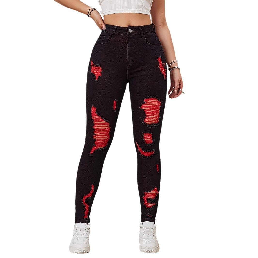 Slim Fit Skinny Hip Hop Stretch Women&