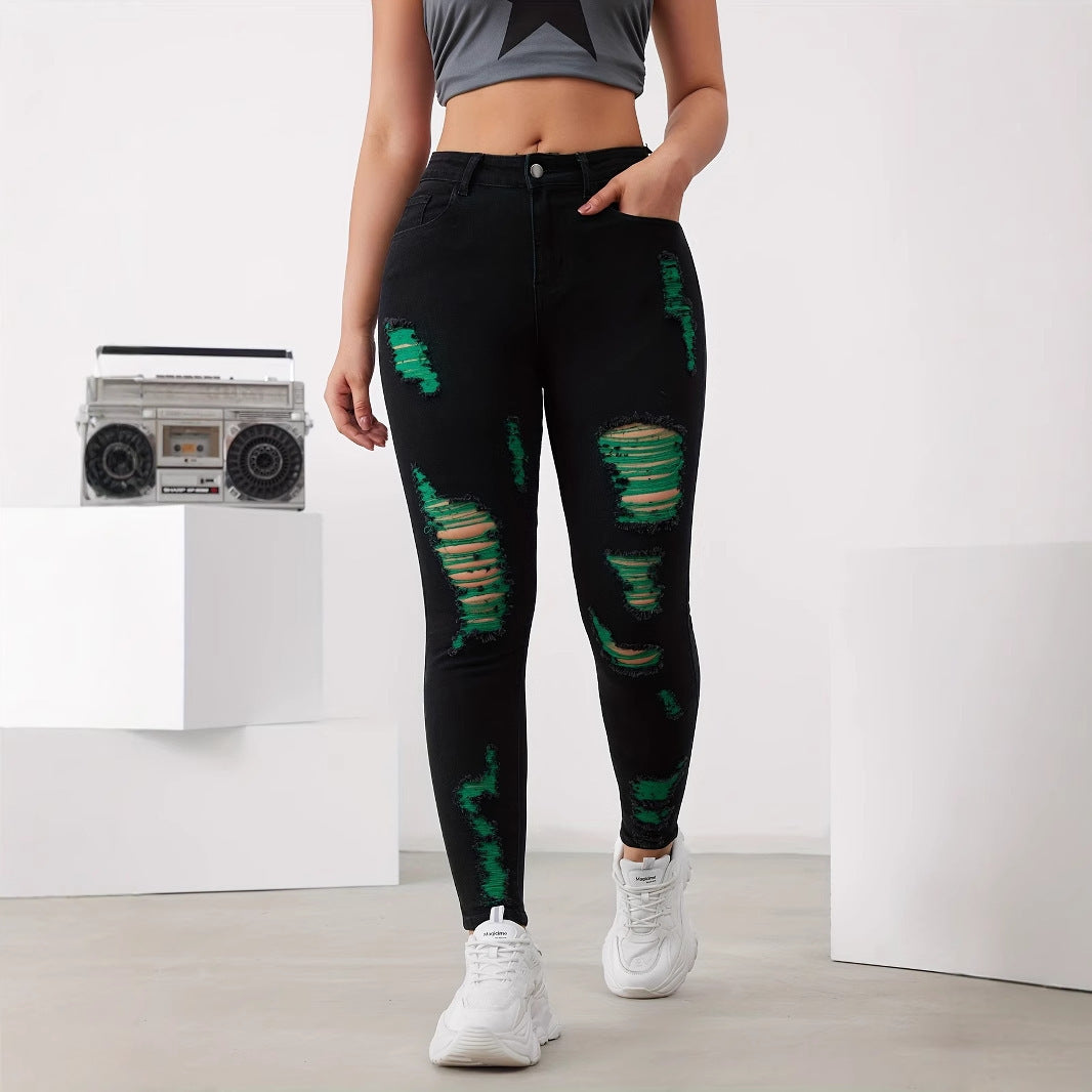 Slim Fit Skinny Hip Hop Stretch Women&
