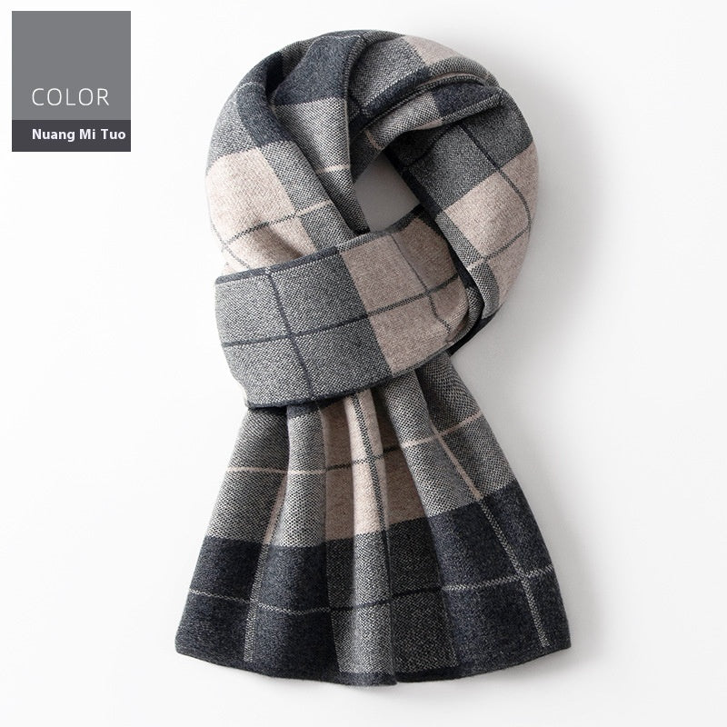 Wool Scarf Men&