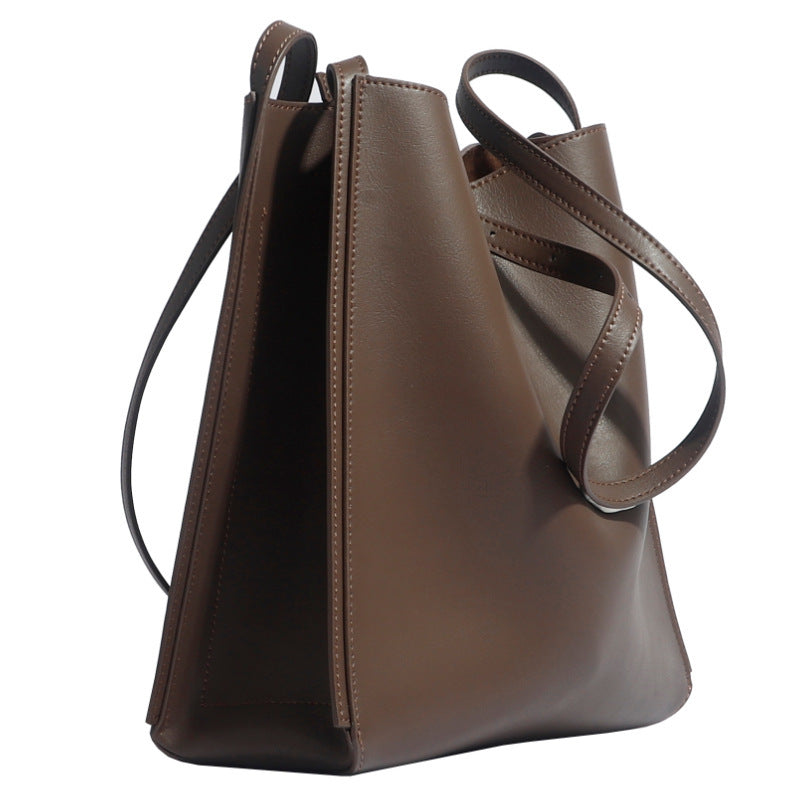 New Genuine Leather Commuter Large Capacity Women&