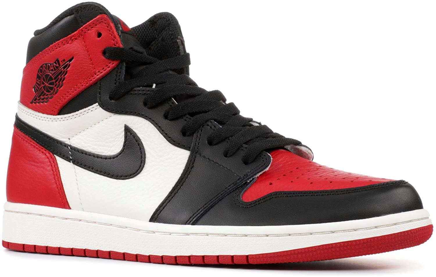 NIKE - AIR JORDAN RETRO 1 HIGH ‘BRED TOE’ RED