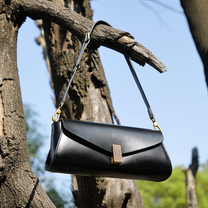 Fashionable All-match Leather Shoulder Women&