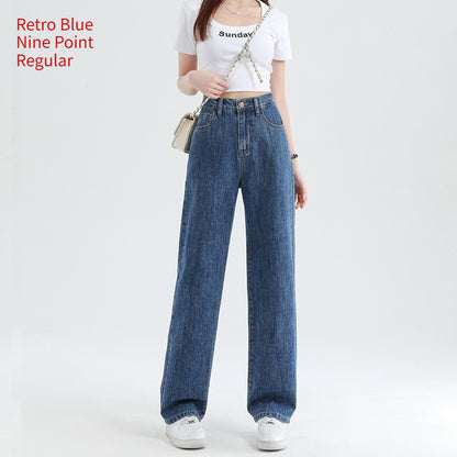 Summer Thin High Waisted Plus Size Wide Leg Pants