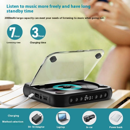 Portable Music Album CD Player Student English CD Bluetooth Walkman