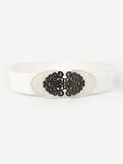 Elastic Wide Waist Seal Accessories Thin Belt