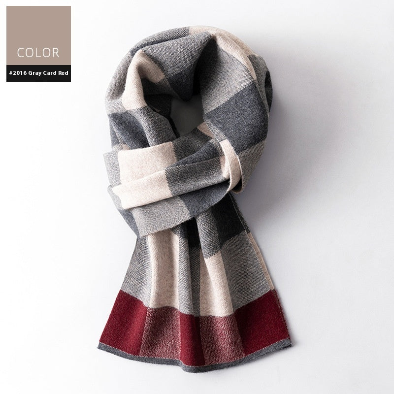 Wool Scarf Men&
