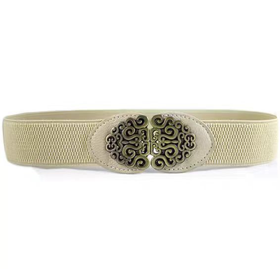Elastic Wide Waist Seal Accessories Thin Belt