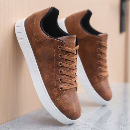 Lace-up Flat Shoes Men&