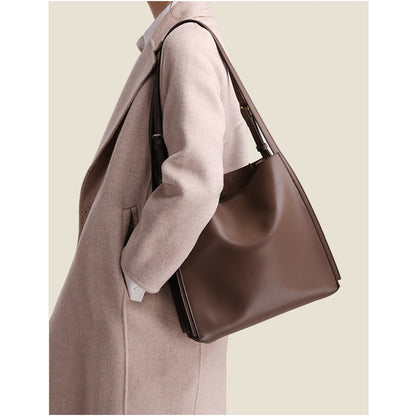New Genuine Leather Commuter Large Capacity Women&