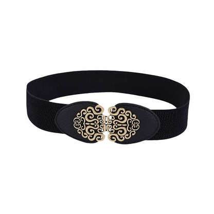 Elastic Wide Waist Seal Accessories Thin Belt