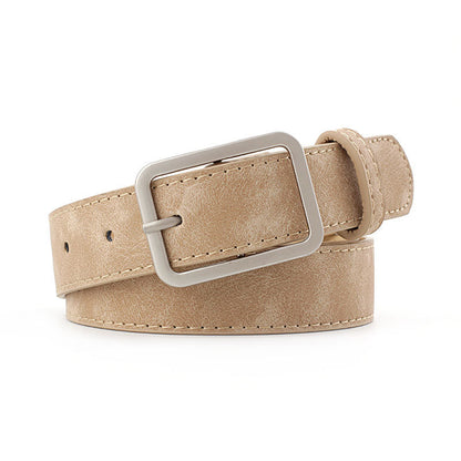 Simple All-match Square Buckle Popular Belt