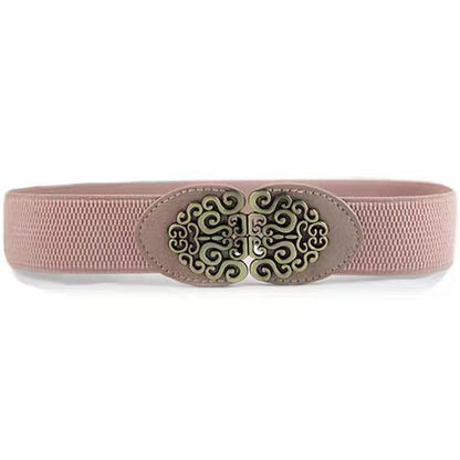 Elastic Wide Waist Seal Accessories Thin Belt