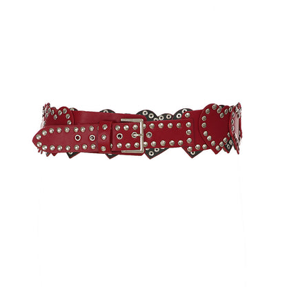 European And American Retro Fashion Elastic Elastic Waist Tight Decoration