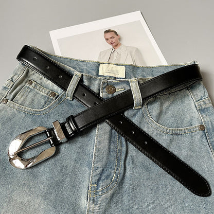Personality Retro Metal Buckle Women&