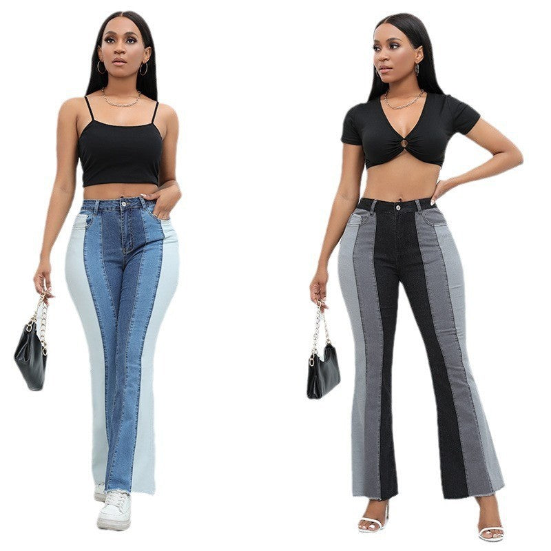 Bell-bottoms Wide-leg Stretch Women&