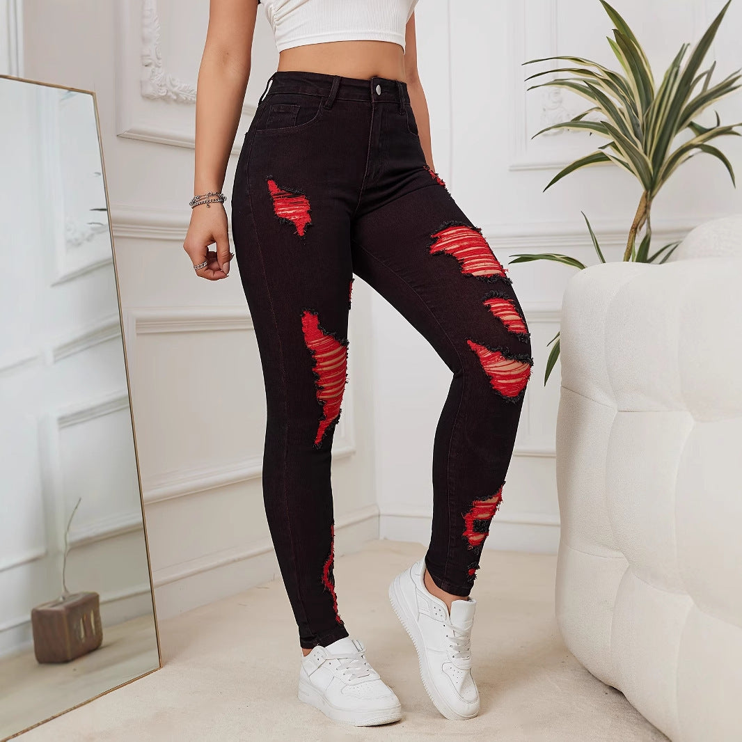 Slim Fit Skinny Hip Hop Stretch Women&