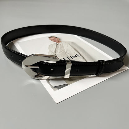 Personality Retro Metal Buckle Women&