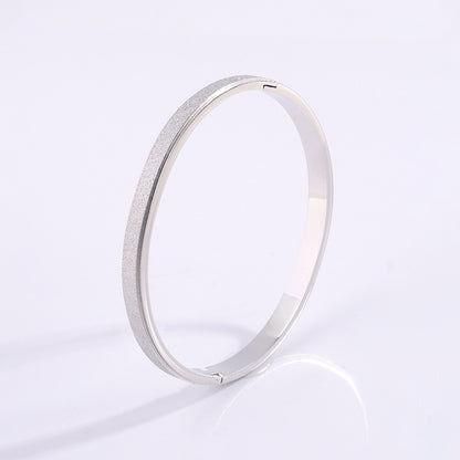 Titanium Steel Bracelet Starry Frosted Jewelry