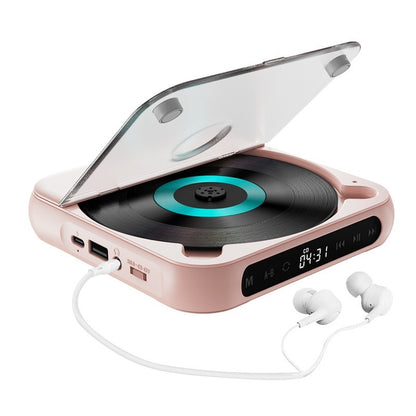 Portable Music Album CD Player Student English CD Bluetooth Walkman