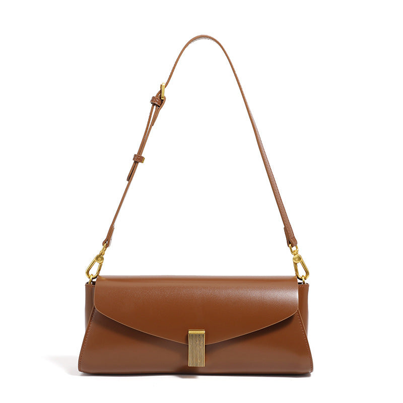 Fashionable All-match Leather Shoulder Women&