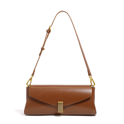 Fashionable All-match Leather Shoulder Women&